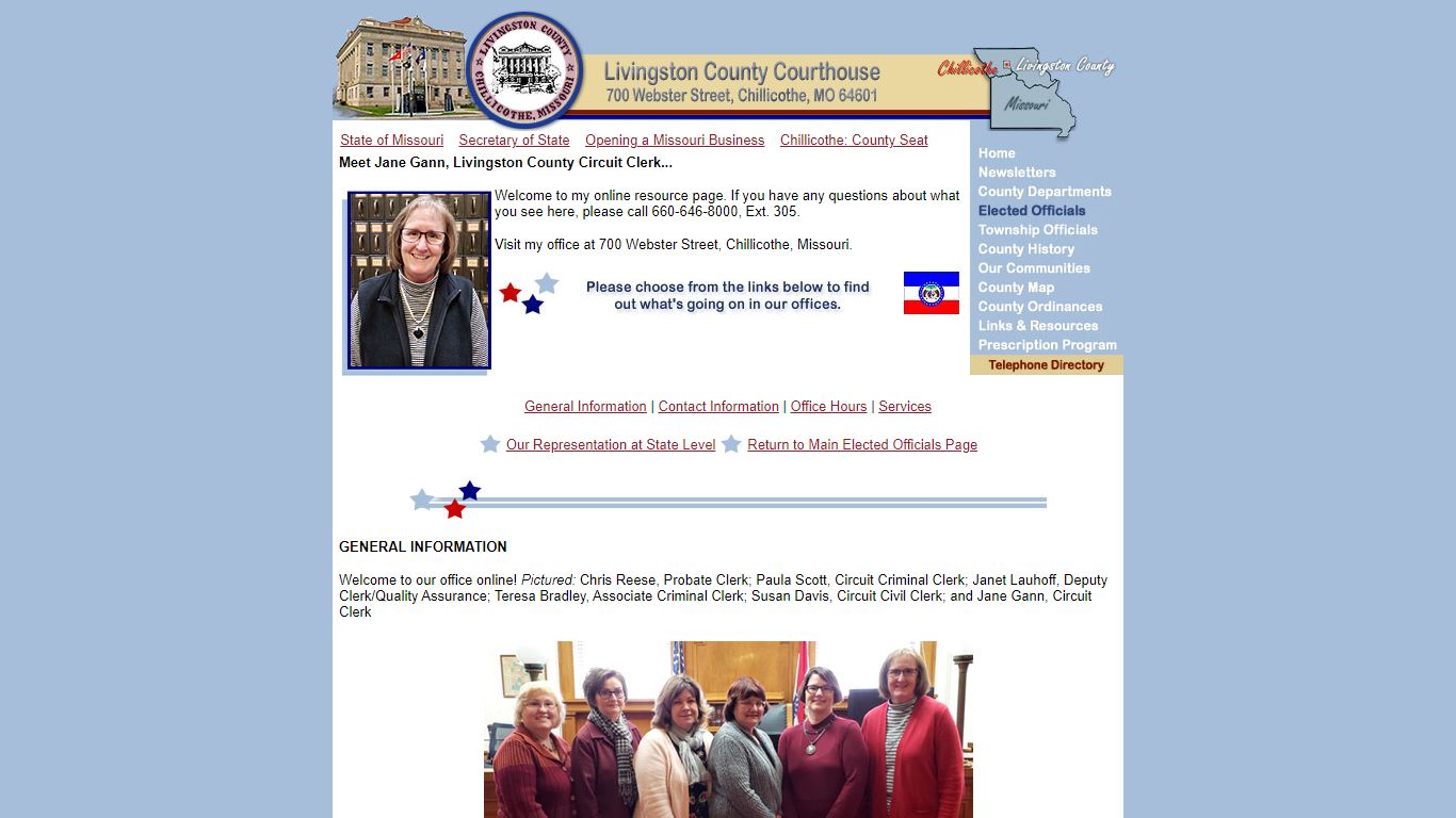 Circuit Clerk of Livingston County, Brenda Wright
